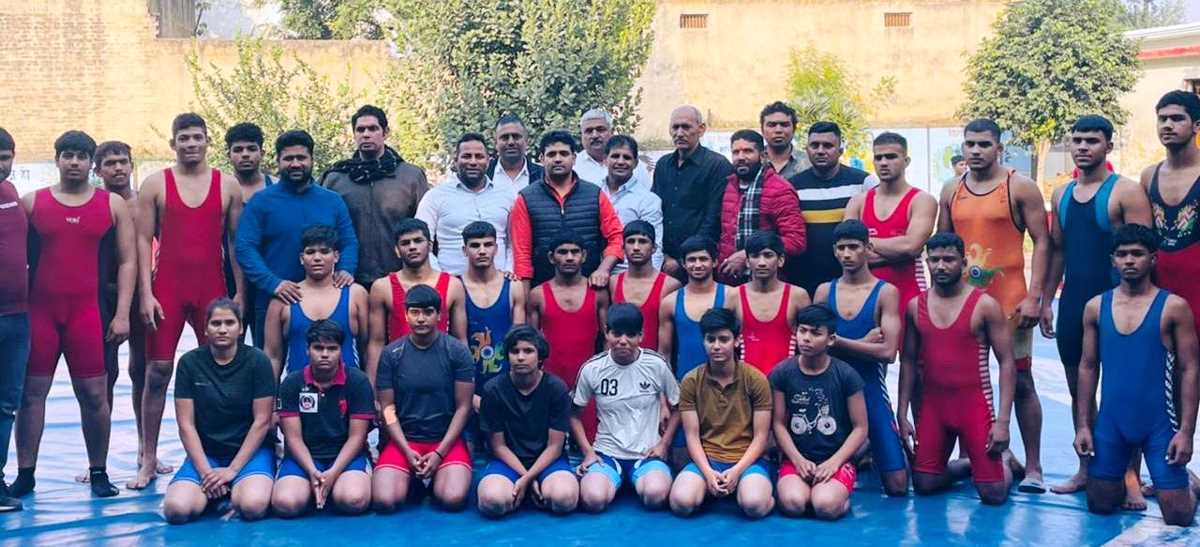 राज्य कुश्ती प्रतियोगिता के लिए पहलवानों का हुआ चयन